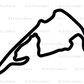 Virginia International Raceway Grand East Course Sticker