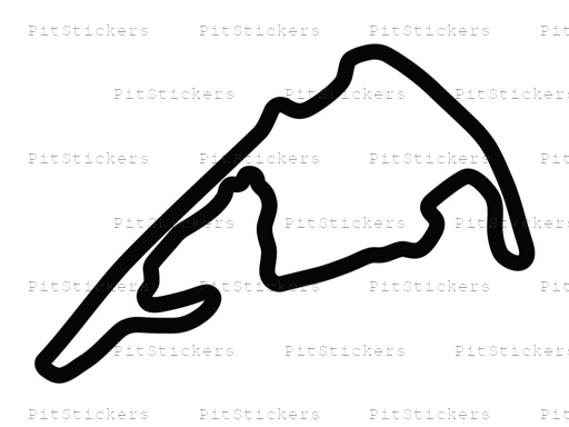 Virginia International Raceway Grand East Course Sticker