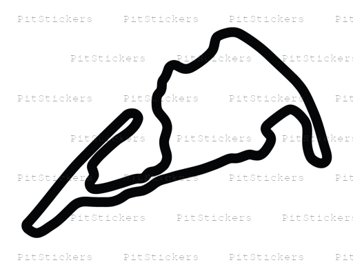 Virginia International Raceway Grand West Sticker