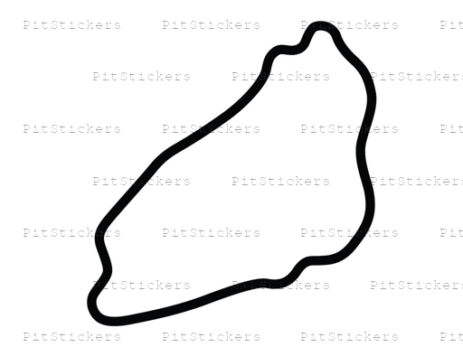 Virginia International Raceway Patriot Course Sticker