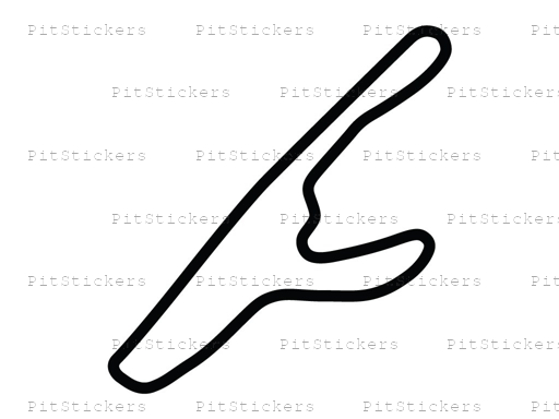 Virginia International Raceway South Course Sticker