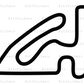 Willow Springs Kart Track Sticker