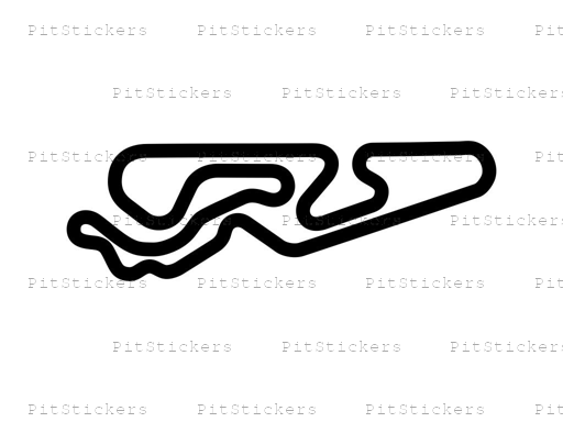 X1 Outdoors Kart Daytona Circuit Sticker
